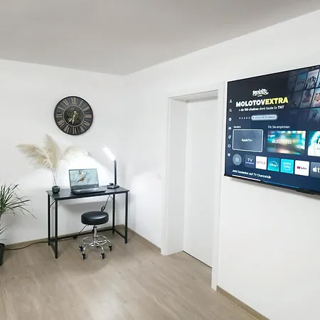 Apartamento Smartstay 91 M2, Balkon, Parkplatz, Self Check-in, 2 Wcs, Kaffeevollautomat