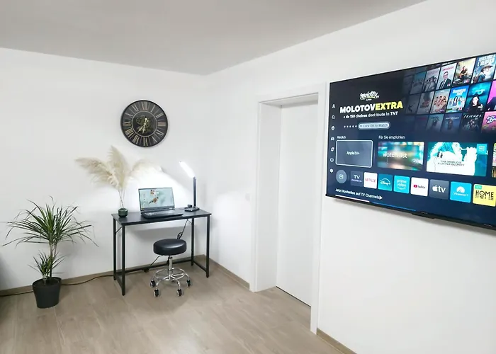 公寓 Smartstay 91 M2, Balkon, Parkplatz, Self Check-in, 2 Wcs, Kaffeevollautomat