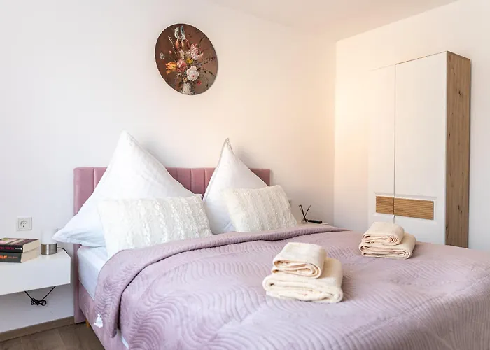 Apartmán Smartstay 91 M2, Balkon, Parkplatz, Self Check-in, 2 Wcs, Kaffeevollautomat